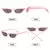 Vintage Cat Eye Óculos De Sol, Quadro Pequeno, UV400 Shades, Óculos de sol, Fe - comprar online