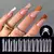 60 pçs formas de unhas duplas dicas de extensão molde rápido buliding unhas f - comprar online