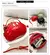 Imagem do Bolsas de luxo bolsas femininas designer mini moda vermelho coração em forma