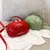 Bolsas de luxo bolsas femininas designer mini moda vermelho coração em forma - Sucessiva