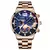 Relógio masculino 2023 moda masculino relógios de luxo aço inoxidável quartz - Sucessiva