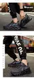 Flame masculino impresso tênis esvoaçante tecer sapatos esportivos confortáve