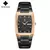 WWOOR-Relógios Masculinos de Luxo, Quartzo Dourado, Aço Desligado, Relógio Es - Sucessiva