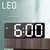 Imagem do Acrílico/espelho despertador digital controle de voz (alimentado por bateria) r