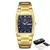 WWOOR-Relógios Masculinos de Luxo, Quartzo Dourado, Aço Desligado, Relógio Es