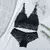 Mulheres conjuntos de sutiã de renda sem costura roupa interior sem costas cole - comprar online