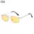 2023 Moda Retângulo Rimless Óculos Quadrados Vintage Óculos De Luxo Design Un