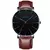 Imagem do Reloj hombre 2023 relógio masculino minimalista ultra fino relógios moda mascu
