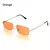 Imagem do 2023 Moda Retângulo Rimless Óculos Quadrados Vintage Óculos De Luxo Design Un