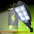 Lâmpada solar exterior brilhante super, iluminação ultra larga impermeável,