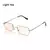 2023 Moda Retângulo Rimless Óculos Quadrados Vintage Óculos De Luxo Design Un na internet
