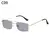 2023 Moda Retângulo Rimless Óculos Quadrados Vintage Óculos De Luxo Design Un - comprar online