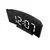 Despertador eletrônico design silencioso digital led grande display espelho rel na internet