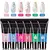 Limegirl extensão de unhas conjunto de gel uv para dedo francês extensão ráp na internet