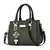 Bolsas para mulheres bolsas de ombro casual couro mensageiro bolsa grande capaci - comprar online
