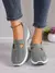 Sapatos femininos tênis respiráveis de cor sólida, tênis casuais de verão f - Sucessiva