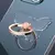 Suporte de anel de telefone celular transparente 360 ° Suporte de abertura de d - comprar online
