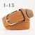 Zld 60 cores feminino casual malha pino fivela cinto masculino tecido lona elás - comprar online