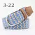 Zld 60 cores feminino casual malha pino fivela cinto masculino tecido lona elás na internet