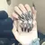 Conjunto de unhas falsas monocromáticas, Pressionar as pontas das unhas, Estile - Sucessiva
