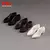 Imagem do Sapatos masculinos de couro preto e branco, escala 1/6, sapatos sólidos de cava