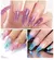 Limegirl extensão de unhas conjunto de gel uv para dedo francês extensão ráp