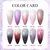 Mtssii-AurorasEsmalte de Gel de Base de Borracha Térmica, Mudando, Nu, Roxo, Br - comprar online