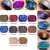 Pó camaleônico para unhas, 3g/jar, decoração com glitter, efeito espelhado m - comprar online