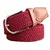 Imagem do Zld 60 cores feminino casual malha pino fivela cinto masculino tecido lona elás