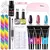 Imagem do Limegirl extensão de unhas conjunto de gel uv para dedo francês extensão ráp