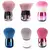 1 peça profissional unhas arte cogumelo escova redonda pintura gel limpeza de p - comprar online