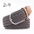 Zld 60 cores feminino casual malha pino fivela cinto masculino tecido lona elás na internet