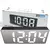 Despertador eletrônico design silencioso digital led grande display espelho rel - Sucessiva