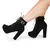 Bota Meia Pata Coturno Salto Grosso Alto Feminina C1 - comprar online