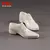 Sapatos masculinos de couro preto e branco, escala 1/6, sapatos sólidos de cava - loja online