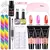 Limegirl extensão de unhas conjunto de gel uv para dedo francês extensão ráp - Sucessiva