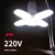 E27 dobrável forma de ventilador lâmpada led 220v 110v 40 leds lâmpadas para