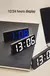 Despertador digital controle de voz temperatura snooze modo noturno relógio de - Sucessiva