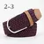 Imagem do Zld 60 cores feminino casual malha pino fivela cinto masculino tecido lona elás