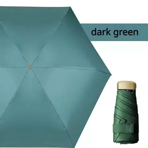 Anti UV Super Mini Bolso Guarda-sol compacto Dobrável Chuva à prova de vento M