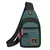 Bolsa de peito de negócios masculina multi-camada ombro único crossbody mochil na internet