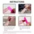 Destacável francês Pérola Amêndoa Unhas Falsas, Handmade, Pressão, Azul, Au na internet