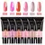 Limegirl extensão de unhas conjunto de gel uv para dedo francês extensão ráp - comprar online