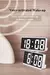 Despertador digital controle de voz temperatura snooze modo noturno relógio de - loja online
