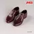 Sapatos masculinos de couro preto e branco, escala 1/6, sapatos sólidos de cava