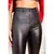 Calça Disco Hot Pants Cintura Alta Legging Com Bolso