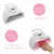 Máquina do secador de unhas SUN X21 MAX, 72 LEDs, lâmpada LED UV para unhas, c na internet