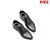 Sapatos masculinos de couro preto e branco, escala 1/6, sapatos sólidos de cava - comprar online