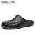 Chinelos masculinos de EVA sem cadarço, sapatos baixos, exclusivos de praia da