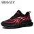 Flame masculino impresso tênis esvoaçante tecer sapatos esportivos confortáve - comprar online